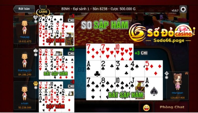 Sảnh game bài nhà cái Sodo66 có gì thú vị?